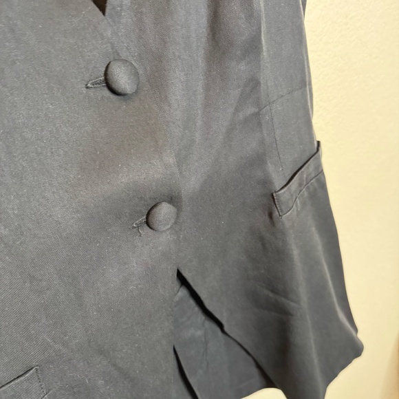 NWT Reformation Casey vest - black XL - Picture 6 of 7